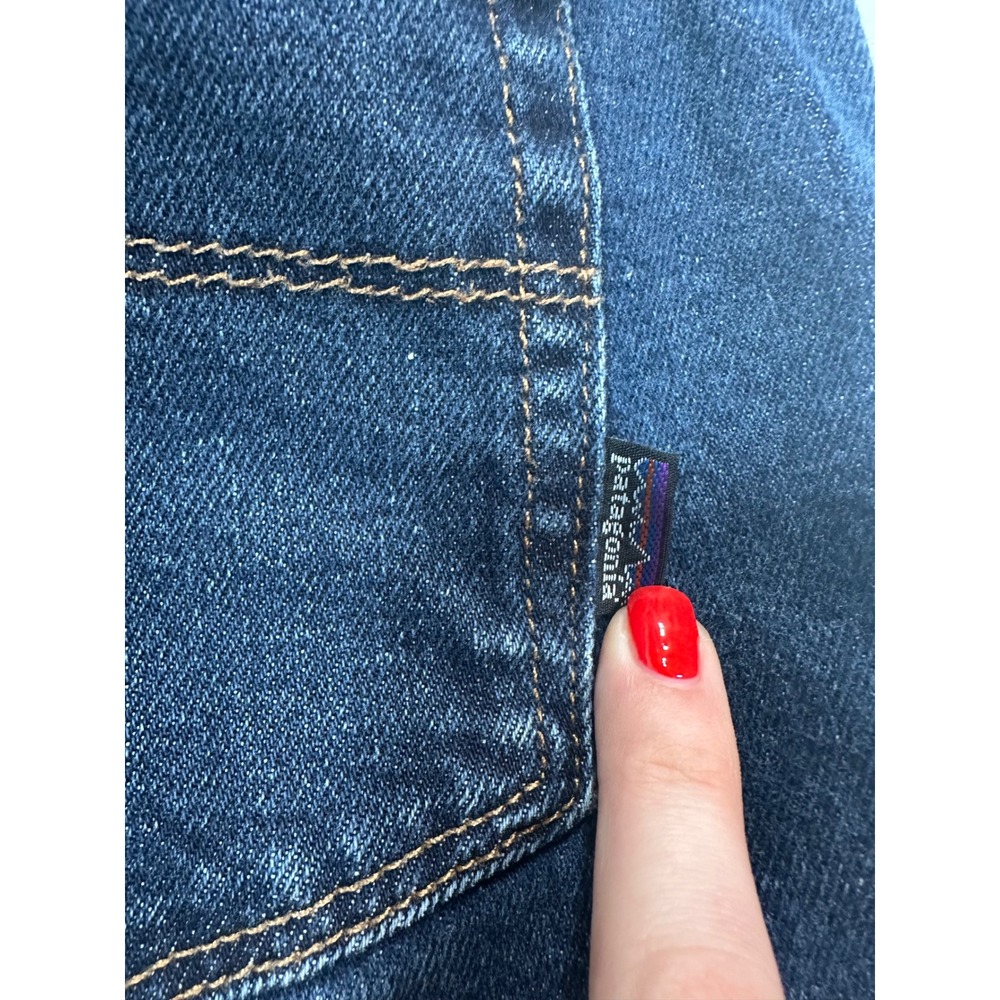 Patagonia Jeans Womens 29 Blue Dark Wash Organic Cotton Stretch Denim 56905 - Picture 3 of 6